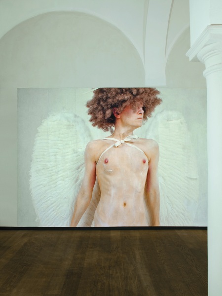Julia Krahn, Engel, 300x400 cm, wallpaper, 2011